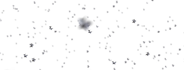 Gilded Wonders Unleashed: 3D Gold Stars Rain Illustration Mesmerizes Viewers