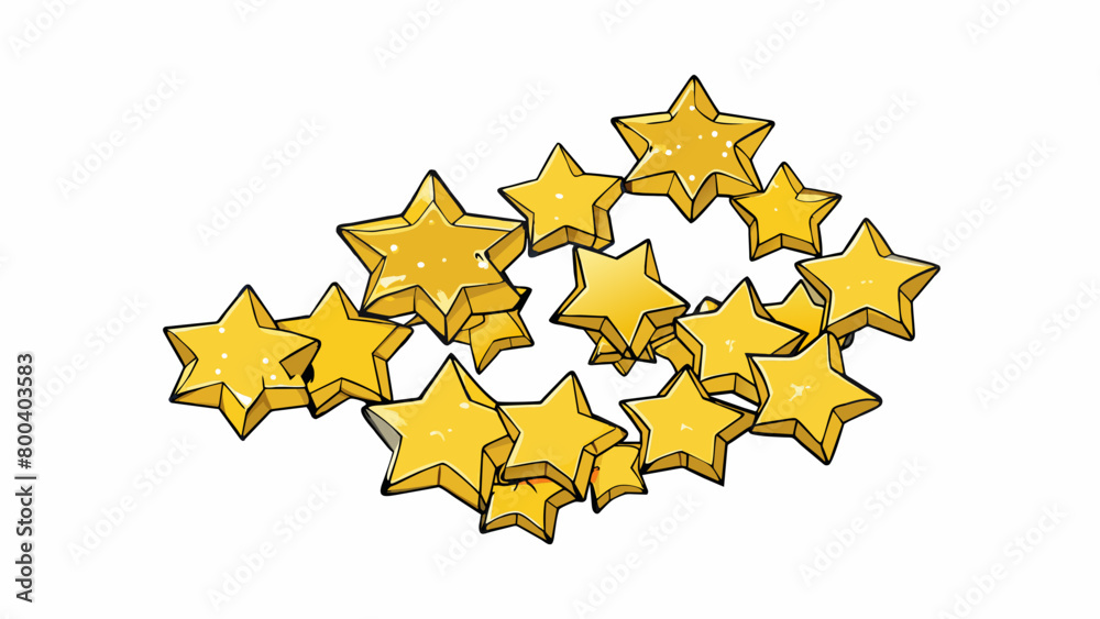 Poster A collection of stars tered across the sky appearing to be randomly p but still in close proximity to each other. These are known as open s and are. Cartoon Vector.