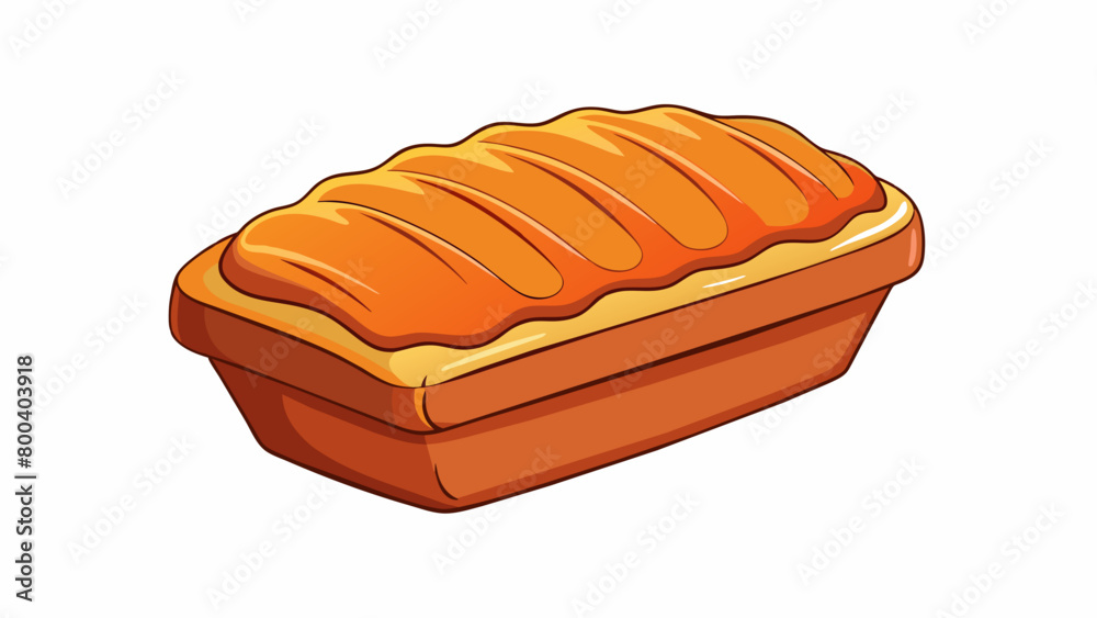 Aufkleber a delicious breakfast treat with a fluted edge and a smooth glossy surface reminiscent of a delicate