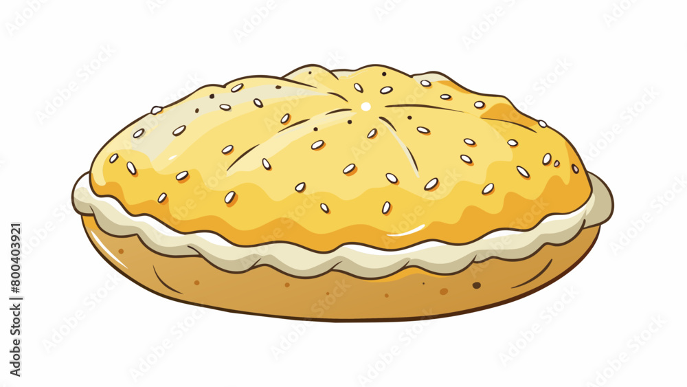 Poster a delicate buttery pastry with a light and airy texture. it is speckled with small pieces of shredde