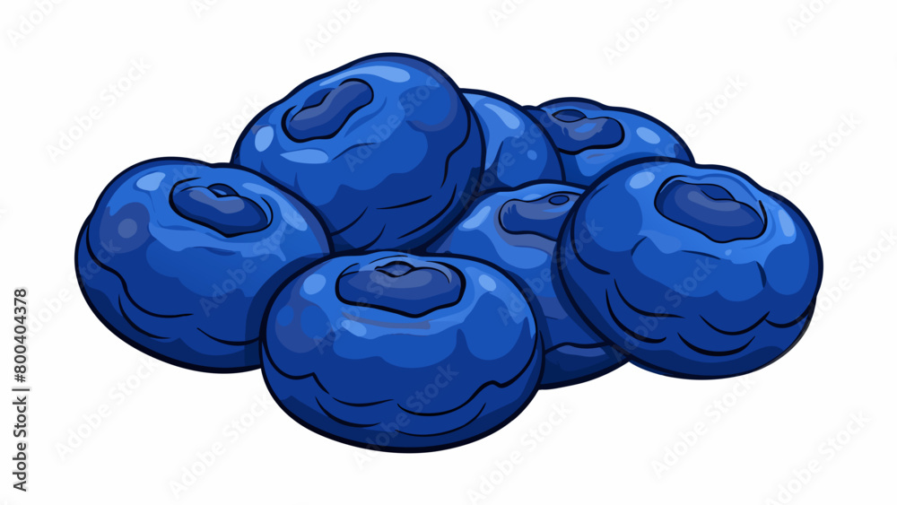 Poster a handful of dried blueberries each one small and shriveled with a deep blue hue and a slightly wrin