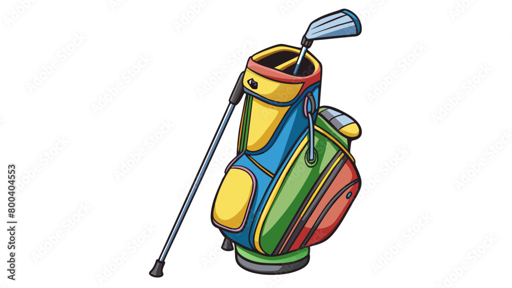 Canvas Prints a juniorsized bag made of colorful lightweight material for young golfers. it has adjustable ss for 