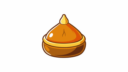 A mediumbodied oil with a slightly toasty taste and a deep earthy aroma often used in traditional Asian cooking.  on white background . Cartoon Vector.