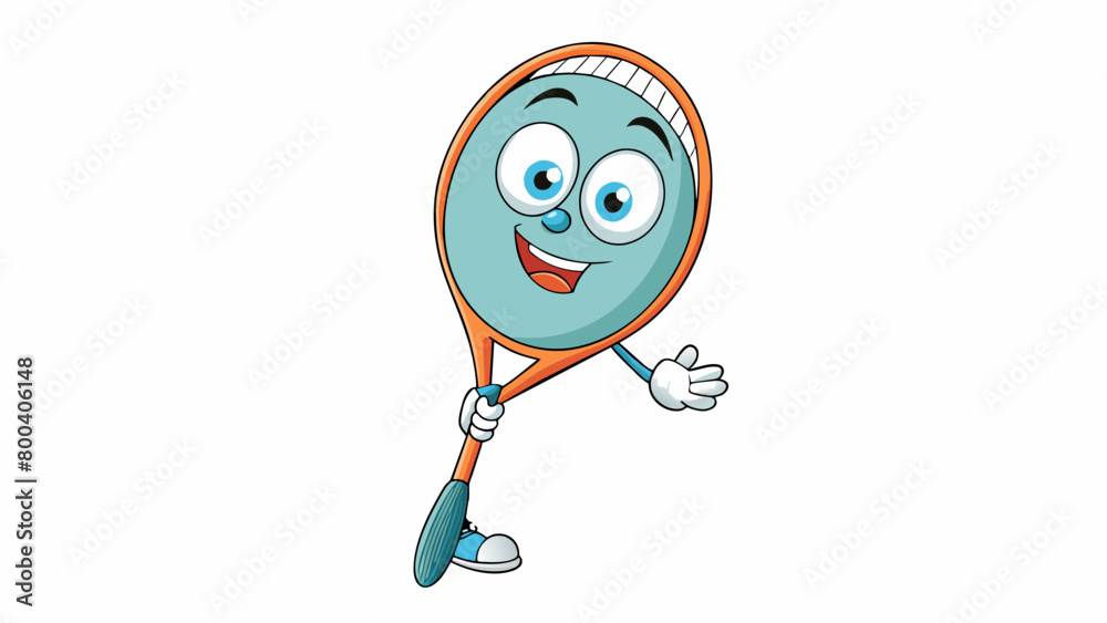 Poster A smaller ovalshaped head can be found on another racket with tighter strings that provide more precision and control for more finesse shots such as. Cartoon Vector.