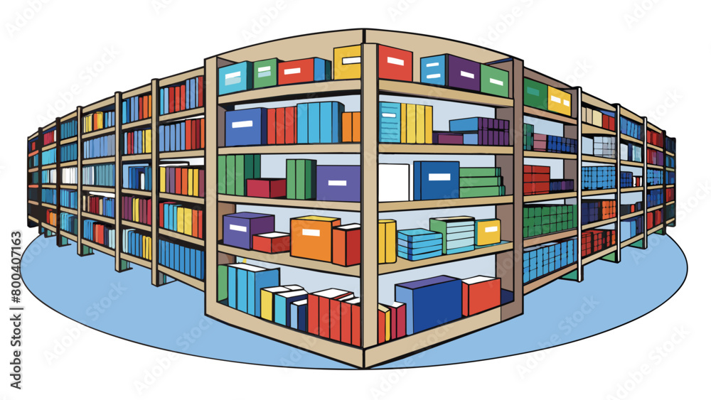 Poster Another aspect of the web is its ability to store and share vast amounts of information. This can be represented by a virtual library or database with. Cartoon Vector.