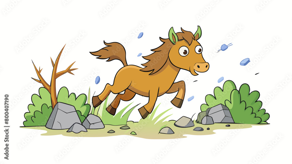 Poster as the centaur gallops through the forest its hooves hit the ground with a thunderous sound splinter