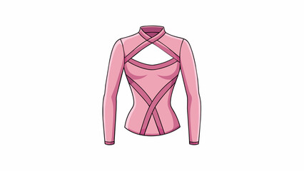 Designed for the ultimate comfort this simple yet stylish leotard is made from a soft and smooth fabric in a light pink hue. The high neckline and. Cartoon Vector.