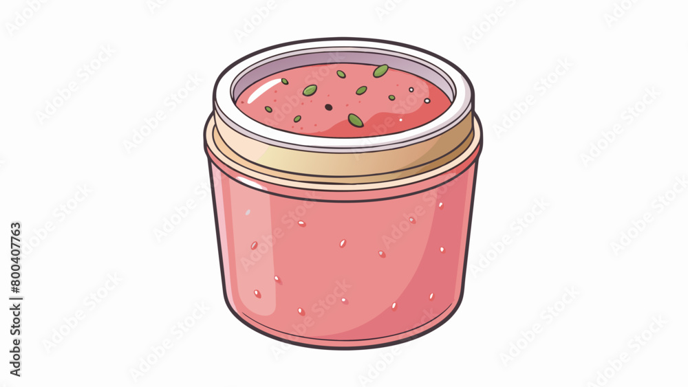 Poster pale pink fruit preserve made from delicate fruits and cooked to a smooth spreadable consistency. th