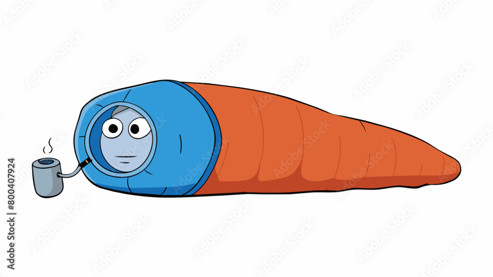 Poster The bivy sack also has a small vent near the users head to allow for airflow and prevent condensation from building up inside. This feature helps to. Cartoon Vector.