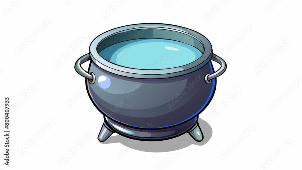 Poster the cauldron was a sleek modern creation fashioned from gleaming stainless steel. its precise measur