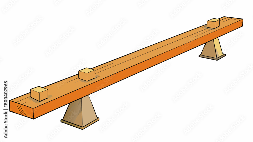 Poster the balance beam is a narrow plank of wood rough and worn from years of use. it is elevated off the 