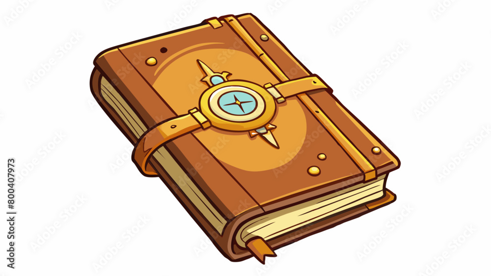 Leinwandbilder the ancient leatherbound book before the wizard seemed to glow with a soft mysterious light. its pag