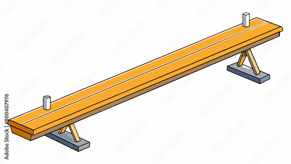 Poster the balance beam is a sy yet delicate apparatus consisting of a long padded beam supported by four m