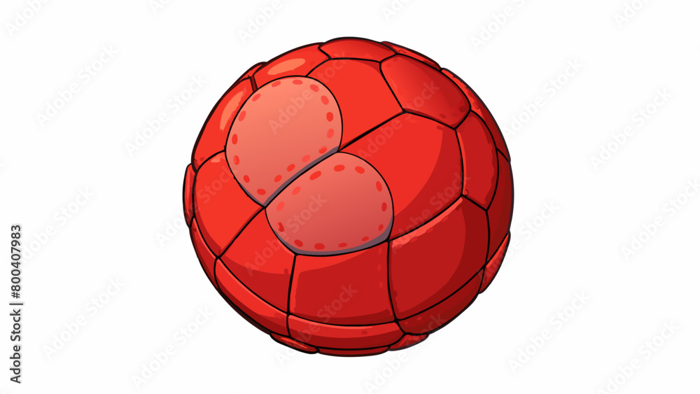 Aufkleber the ball is made of synthetic leather giving it a soft and bouncy texture. it is filled with air mak