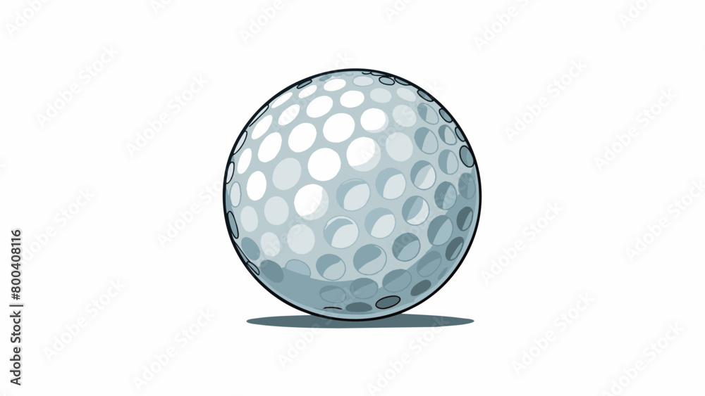 Poster the golf ball is a small compact object that fits perfectly in the palm of your hand. its smooth tex
