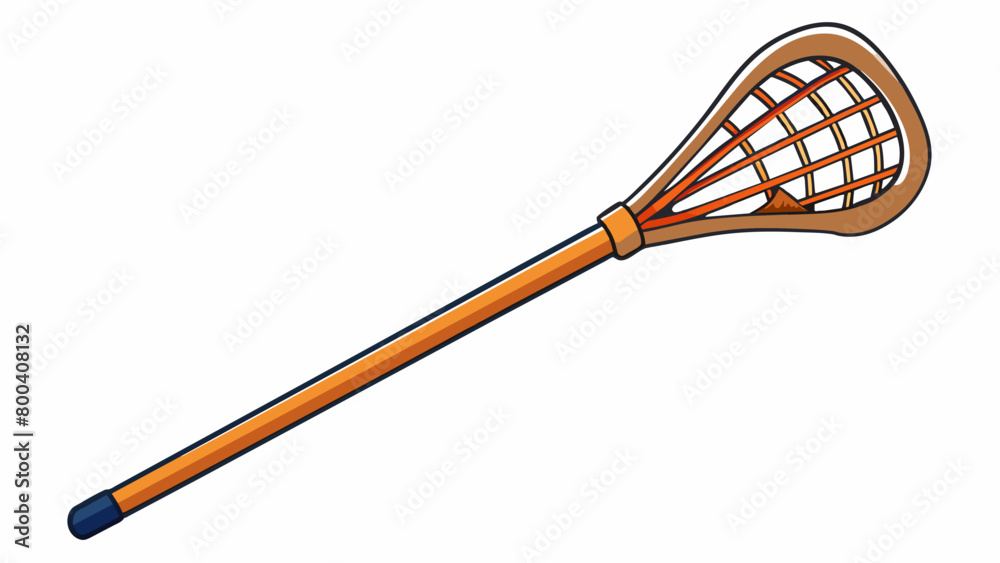 Poster the lacrosse stick is a unique combination of traditional and modern design. the handle is made from