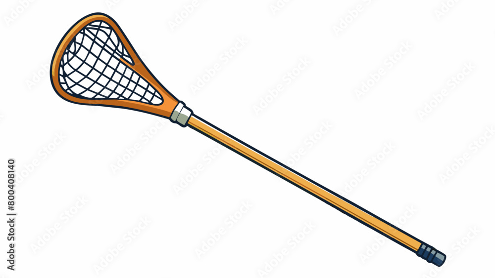 Poster the lacrosse stick is an essential piece of equipment for any game. it has a smooth and rounded hand