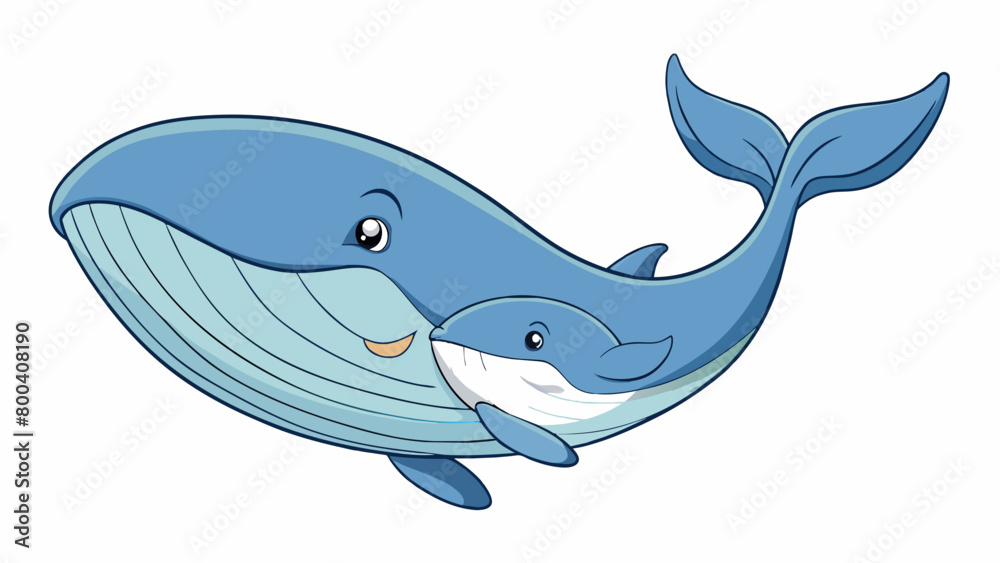 Poster the mother whale nuzzles her calf lovingly the small body dwarfed by her own immense size. despite t