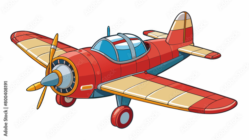 Poster the miniature airplane was constructed with precision featuring intricate engine details and a gloss