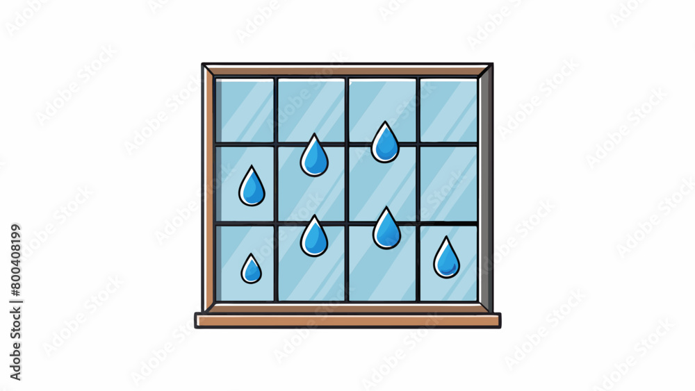 Poster the raindrops were like silent messengers delivering a peaceful rhythm as they tapped on the windowp