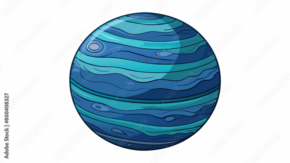 Poster the surface of neptune is dotted with dark patches and streaks evidence of the powerful storms and w