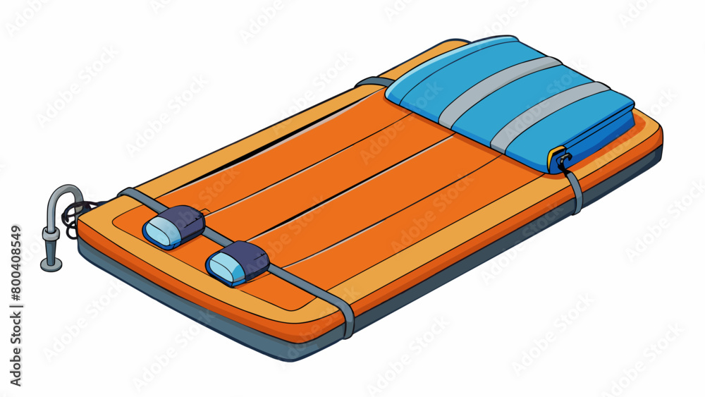 Poster this sleeping pad is a selfinflating foam mat ideal for hikers and mountaineers. it has a nonslip su