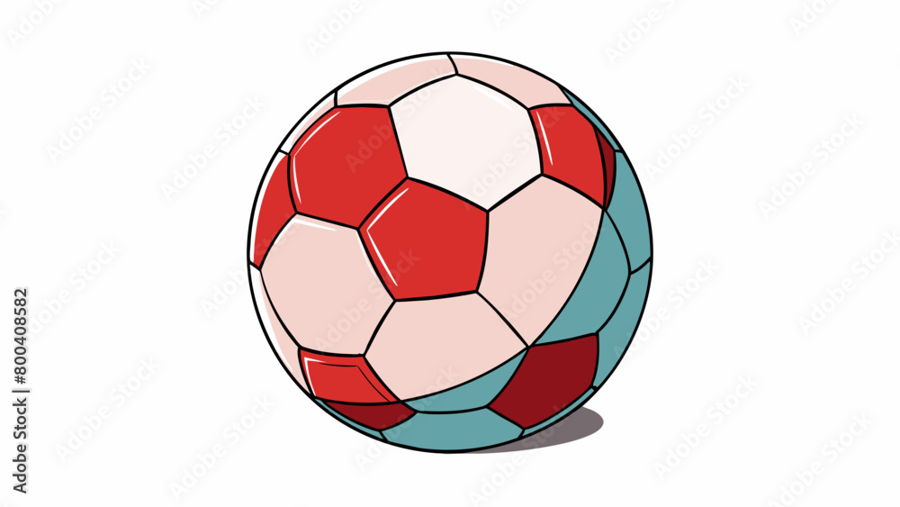 Poster Though it may seem simple the soccer ball is a carefully designed object. Its perfect roundness and precise stitching make it aerodynamic and able to. Cartoon Vector.