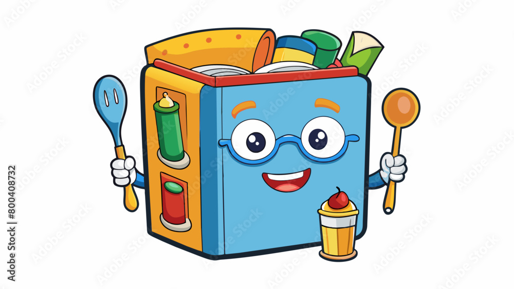Aufkleber with this interactive cookbook kids can become little chefs in their own kitchen. each recipe includ