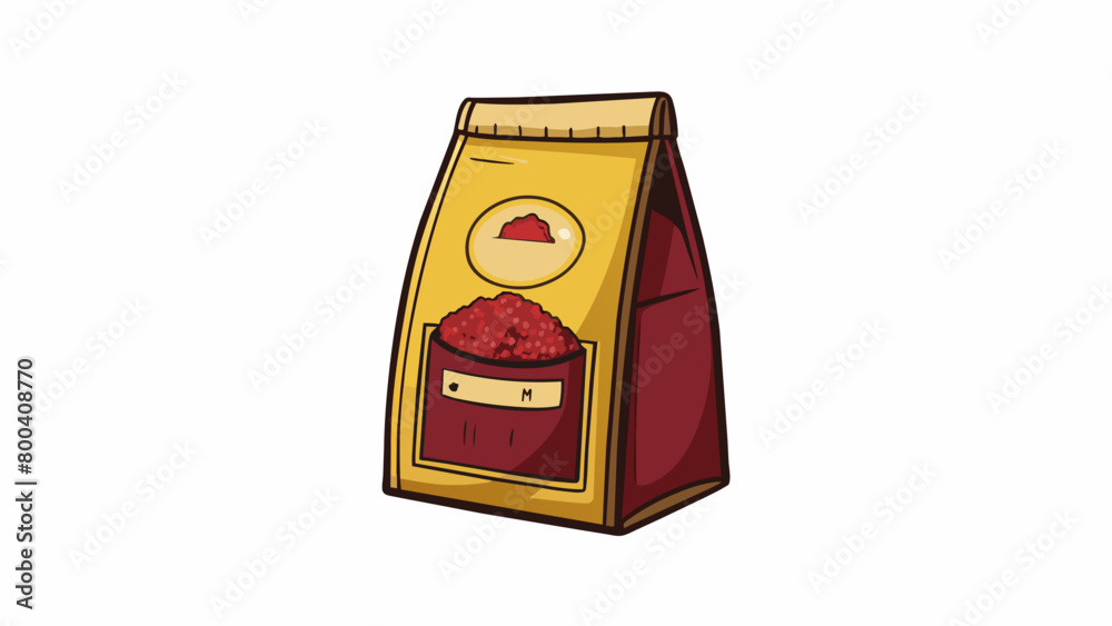 Poster a bag of hearty burgundycolored bulgur that is a good source of fiber and protein. it has a nutty sl
