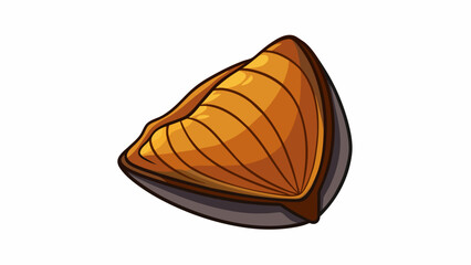 With a rough brown exterior this mussel has a unique triangular shape. Its sharp edges allow it to easily wedge itself into cracks and crevices for. Cartoon Vector.