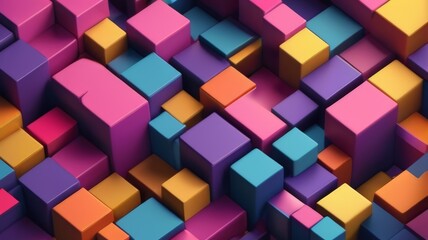 abstract background of cubes