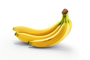 Bunch of bananas isolated on white background.