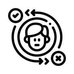 decision line icon