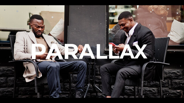 Dynamic Parallax Stomp Opener template contains 4 editable titles and 4 media placeholders. Available in 4K.