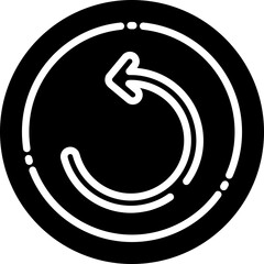 Counterclockwise Circular Arrow Icon
