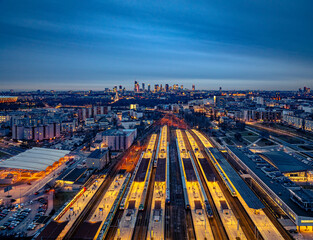 Warszawa © Drone in Warsaw