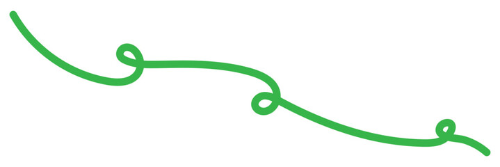 Corner shape with squiggle doodle line for website page, banner, card vector illustration