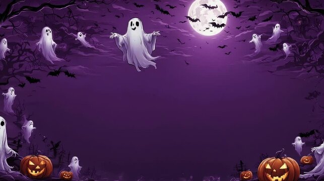 halloween background with pumpkin