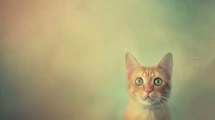 Curious Orange Tabby Cat