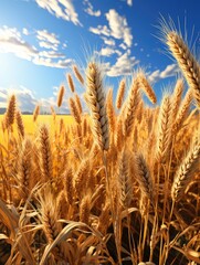 Fototapeta premium golden wheat field