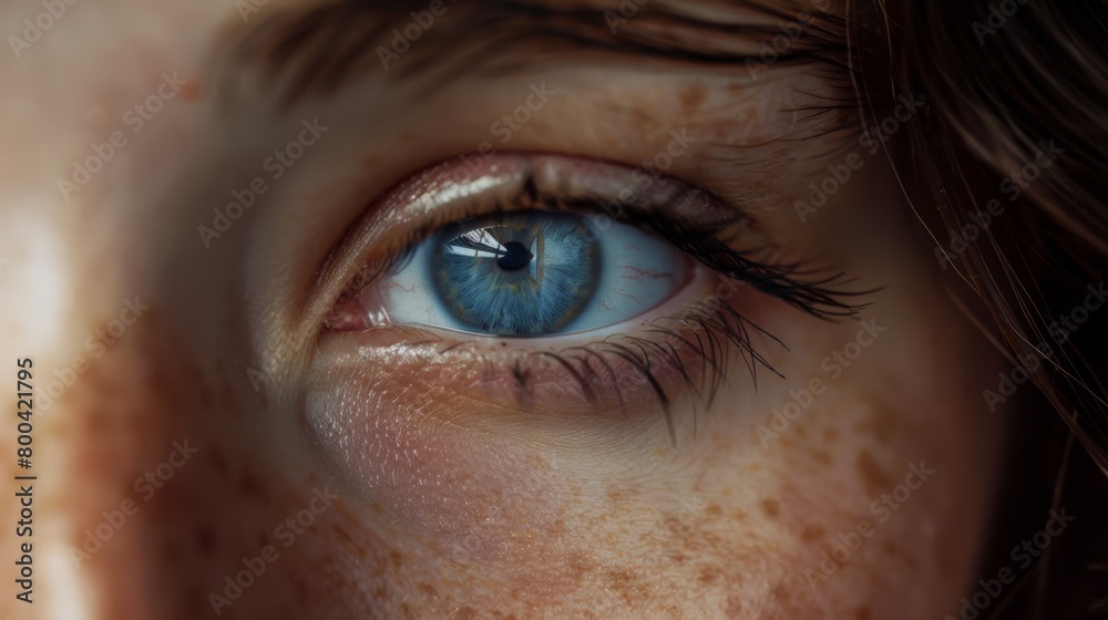 Canvas Prints extreme close-up of human eye