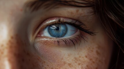 Extreme Close-Up of Human Eye