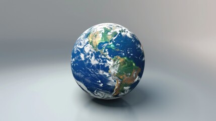 a globe made of small dots on a white background