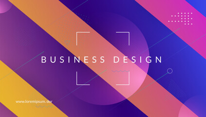 Vector Poster. Neon Summer Design. Purple Memphis Illustration. Business Cover. Dark Corporate Elements. Horizontal Ux. Cool Landing Page. Pink Vector Poster