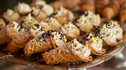 Decadent cream-filled pastries a sweet temptation