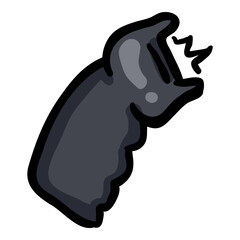 Stun Gun - Hand Drawn Doodle Icon