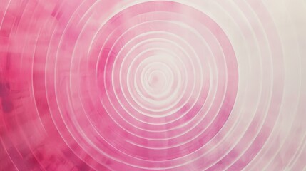 Abstract pink concentric circle pattern