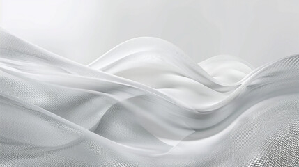 A poetic and graceful wave with delicate patterns, elegantly displayed on a clean white background.