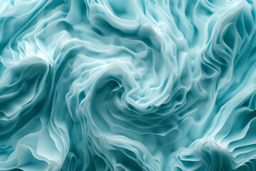 Fototapeta premium Aqua Marine Paper Waves Texture