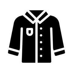 shirt glyph icon